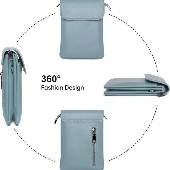 Crossbody Bags for Women Small Cell Phone Wallet Purse with Adjustable Strap Wom - Picture 5 of 6